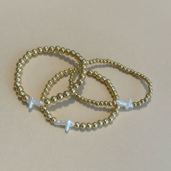 Boho cross bracelet M1046 - Picture 2 of 4